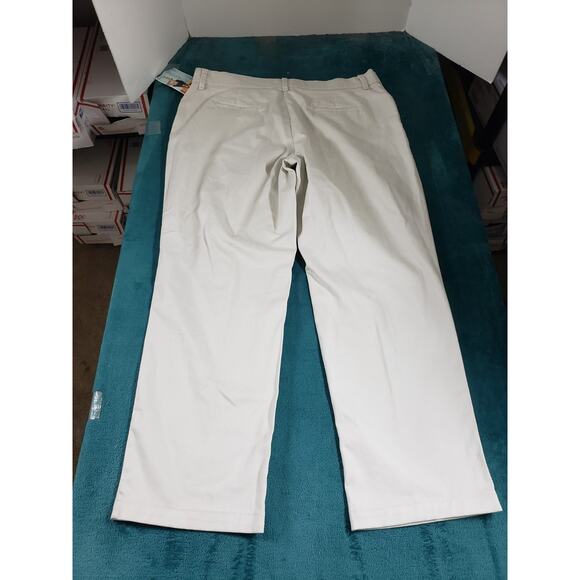 Lee Pants Size 18 Short Womens Beige Stretch Chino Khaki Relaxed Straight NWT - Picture 15 of 16